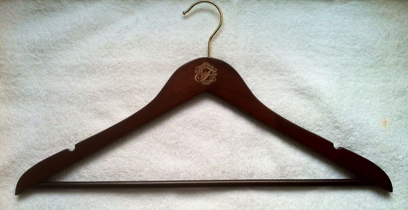 Buy wooden hotel hangers selection from Imperius
